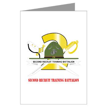 SRTB - M01 - 02 - Second Recruit Training Battalion - Greeting Cards (Pk of 10)