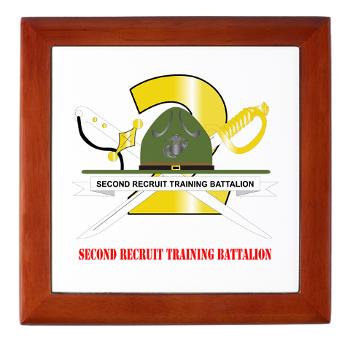 SRTB - M01 - 03 - Second Recruit Training Battalion with Text - Keepsake Box