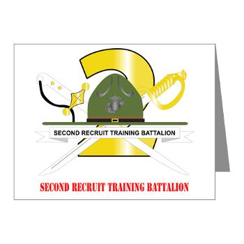 SRTB - M01 - 02 - Second Recruit Training Battalion with Text - Note Cards (Pk of 20) - Click Image to Close