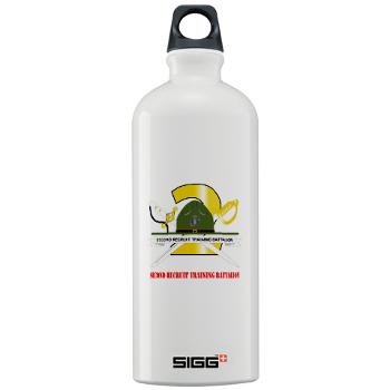 SRTB - M01 - 03 - Second Recruit Training Battalion with Text - Sigg Water Bottle 1.0L