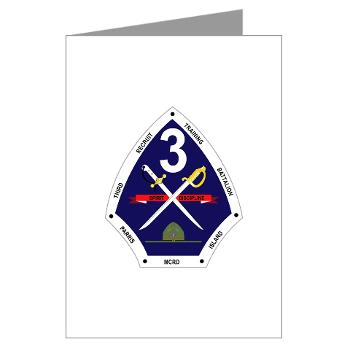 TRTB - M01 - 02 - Third Recruit Training Battalion - Greeting Cards (Pk of 10)