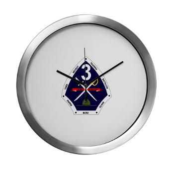 TRTB - M01 - 03 - Third Recruit Training Battalion - Modern Wall Clock