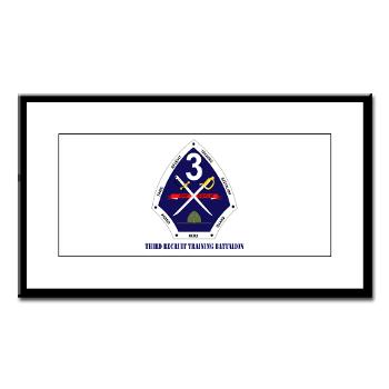 TRTB - M01 - 02 - Third Recruit Training Battalion with Text - Small Framed Print