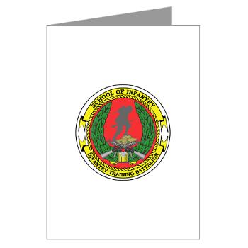 USMCSI - M01 - 02 - USMC School of Infantry - Greeting Cards (Pk of 10)