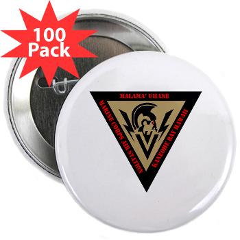 MCASKB - M01 - 01 - Marine Corps Air Station Kaneohe Bay - 2.25" Button (100 pack)