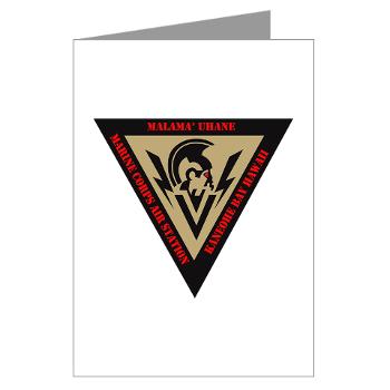 MCASKB - M01 - 02 - Marine Corps Air Station Kaneohe Bay - Greeting Cards (Pk of 10)