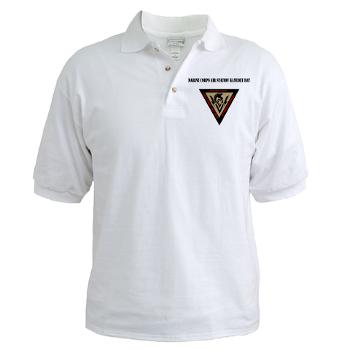 MCASKB - A01 - 04 - Marine Corps Air Station Kaneohe Bay with Text - Golf Shirt