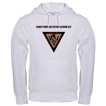 MCASKB - A01 - 03 - Marine Corps Air Station Kaneohe Bay with Text - Hooded Sweatshirt