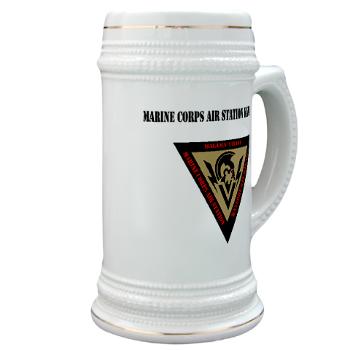 MCASKB - M01 - 03 - Marine Corps Air Station Kaneohe Bay with Text - Stein - Click Image to Close