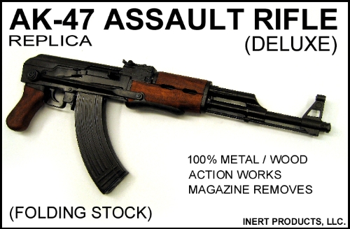 Replica, AK-47 Assualt Rifle - DELUXE - Click Image to Close
