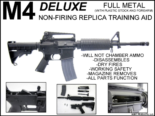 M4 DELUXE Working Replica - Non-Firing Training Weapon - Click Image to Close