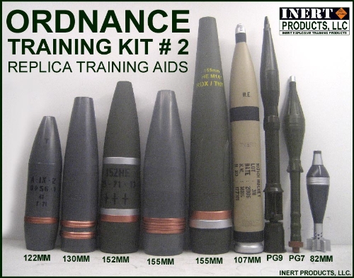 Inert Replica Ordnance Training Kit # 2