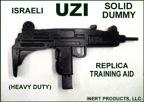 Inert, Replica UZI, Solid Dummy Training Aid - Click Image to Close